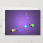 Mini-Golf-Party Einladung (Rückseite)