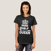 Mini Golf Queen Matching Couple Golf T-Shirt (Vorne ganz)
