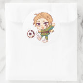 Mini-göttlicher Verteidiger Runder Aufkleber (Tasche)