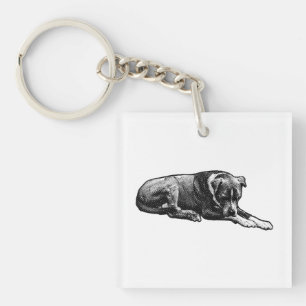 Mini Grain Dog Schlüsselanhänger