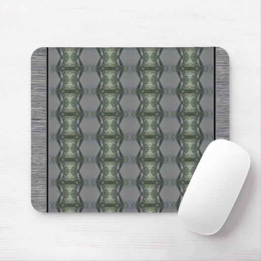 Mini Gray Gemustert Designer Mousepad (Mit Mouse)