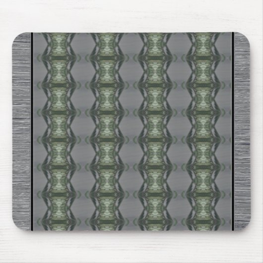 Mini Gray Gemustert Designer Mousepad (Vorne)