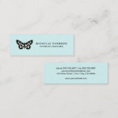 Mini Green Butterfly Logo Visitenkarte (Vorne/Hinten)