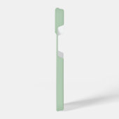 Mini Green Einfaches Minimalistisches Individuelle iPhone Hülle (Linke Seite)