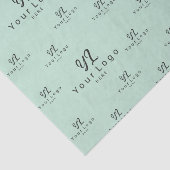 Mini-Green-Logo-Muster für Markenverpackungen Seidenpapier (Ausschnitt)