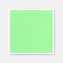 Mini Green Standard Cocktail Paper Napkin Serviette