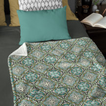 Mini Green Türkise Angesagt Bohemisch Bali Art Mot