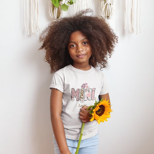 Mini Groovy mit individuelle Name Matching T-Shirt