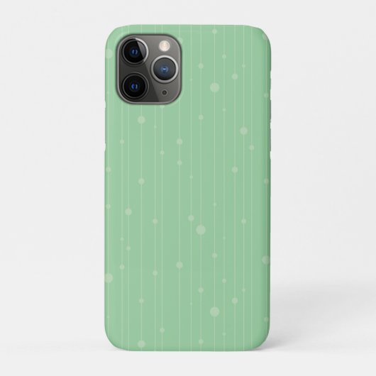 Mini-Grün minimale Linie Öko Design Case-Mate iPhone Hülle (Rückseite)