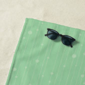 Mini-Grün minimale Linie Öko Design Strandtuch (Beispiel)