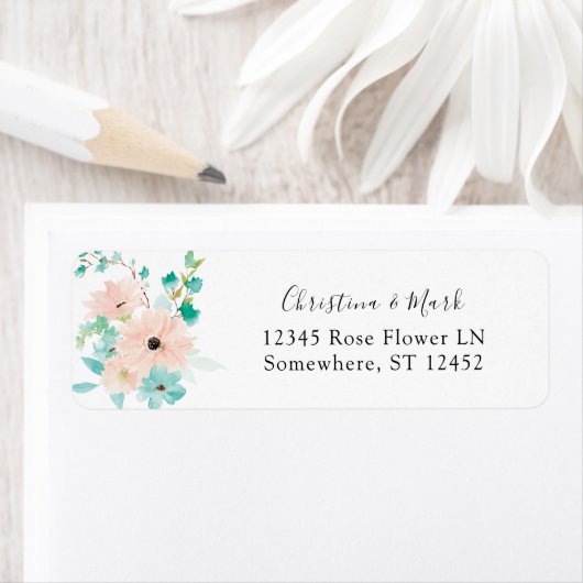 Mini-Grün- und Rosa-Rücksendeadresse (Insitu)