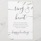 Mini-Grünring-Jagd Brautparty (Vorderseite)