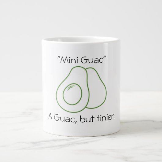 Mini Guac Jumbo-Tasse (Vorderseite)