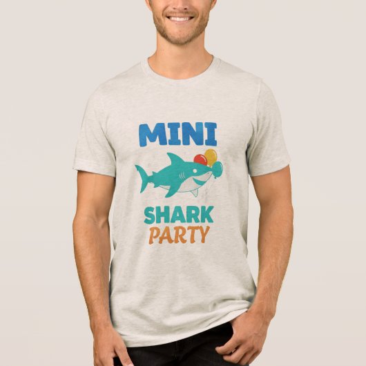 MINI-HAI-Party Tri-Blend Shirt (Vorderseite)