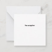 Mini Halloween Card Spike and Bats Mitteilungskarte (Rückseite)