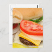 Mini Hamburgers Postkarte (Vorne/Hinten)