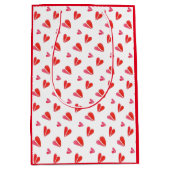 MINI HEART Medium Geschenktasche Mittlere Geschenktüte (Vorderseite)