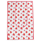 MINI HEART Medium Geschenktasche Mittlere Geschenktüte (Rückseite)