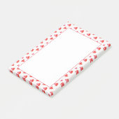 MINI HEARTS 4x6 Post It Note Pad Post-it Klebezettel (angewinkelt)