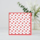 MINI HEARTS 5,25" Square Flat Card II Karte (Stehend Vorderseite)