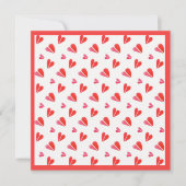 MINI HEARTS 5,25" Square Flat Card II Karte (Vorderseite)