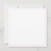 MINI HEARTS 5,25" Square Flat Card Karte (Rückseite)