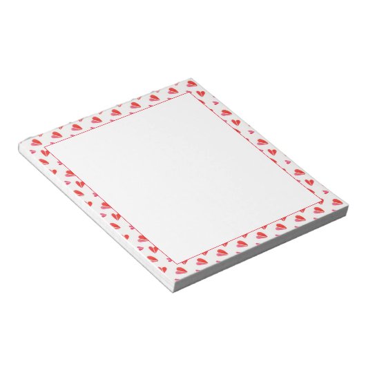 MINI HEARTS 5.5x6 Note Pad Notizblock (angewinkelt)