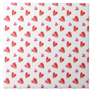 MINI HEARTS 6x6 Keramikfliese