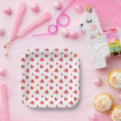 MINI HEARTS 7" Square Paper Teller (Party)