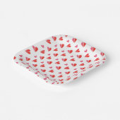 MINI HEARTS 7" Square Paper Teller (Gewinkelt)
