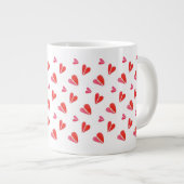 MINI HEARTS Big Tasse (Vorderseite Rechts)