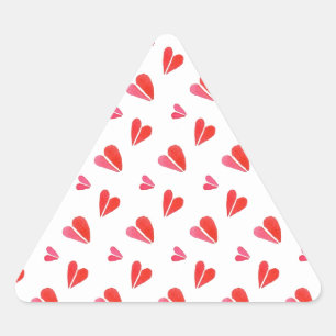 MINI HEARTS Dreieck Stickers