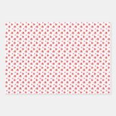 MINI HEARTS Flachblattumschlagpapier Geschenkpapier Set (Vorderseite 3)