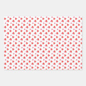 MINI HEARTS Flachblattumschlagpapier Geschenkpapier Set (Vorderseite 2)
