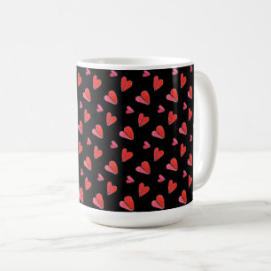 MINI HEARTS II Hohe Weiße Tasse