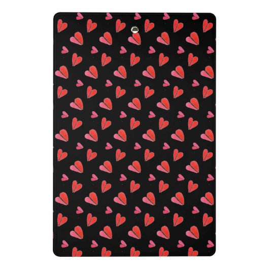 MINI HEARTS II Mini-Zwischenablage Mini Klemmbrett (Rückseite)