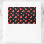 MINI HEARTS II Rectangle Stickers (Tasche)