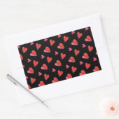 MINI HEARTS II Rectangle Stickers (Umschlag)