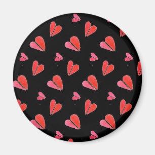 MINI HEARTS II Round Magnet