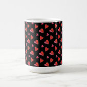 MINI HEARTS II Tall White Tasse (Mittel)