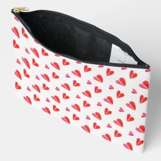 MINI HEARTS Large Accessory Pouch Bag Zubehörtasche (Offen)