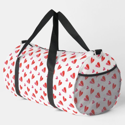 MINI HEARTS Large Duffel Bag Duffle Bag (Rechte Ecke)