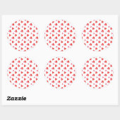 MINI HEARTS Large Round Stickers (Blatt)