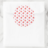 MINI HEARTS Large Round Stickers (Tasche)
