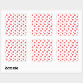 MINI HEARTS Large Square Stickers (Blatt)
