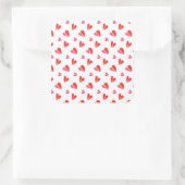MINI HEARTS Large Square Stickers (Tasche)