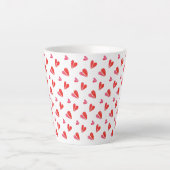 MINI HEARTS Latte Tasse (Vorderseite)