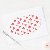 MINI HEARTS Oval Stickers (Umschlag)