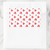 MINI HEARTS Rectangle Stickers (Tasche)