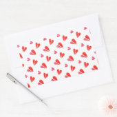 MINI HEARTS Rectangle Stickers (Umschlag)
